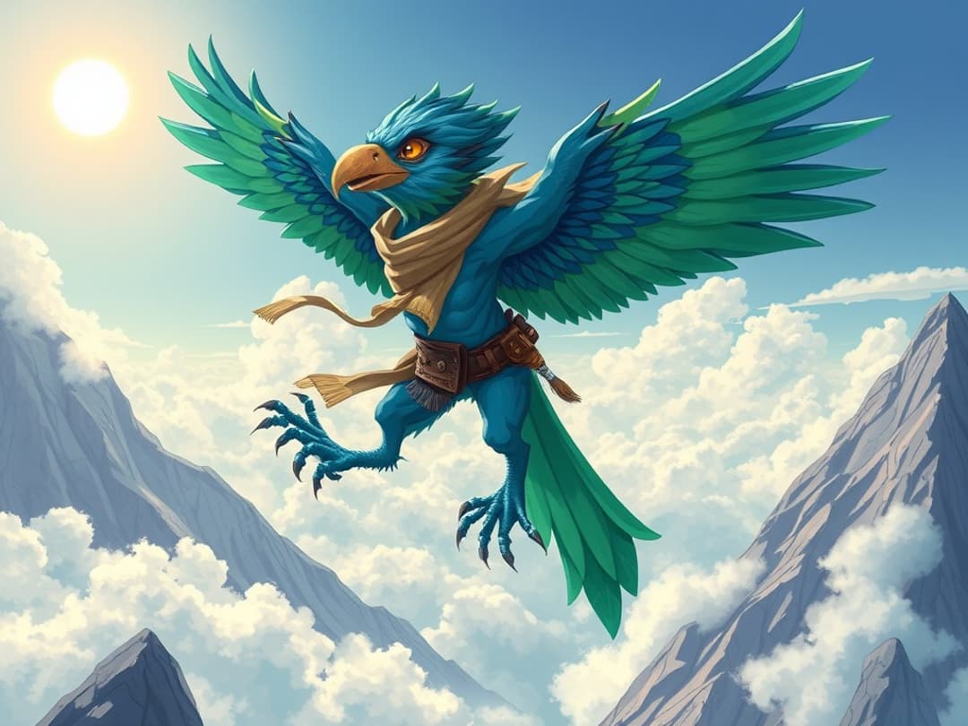 aarakocra illustration