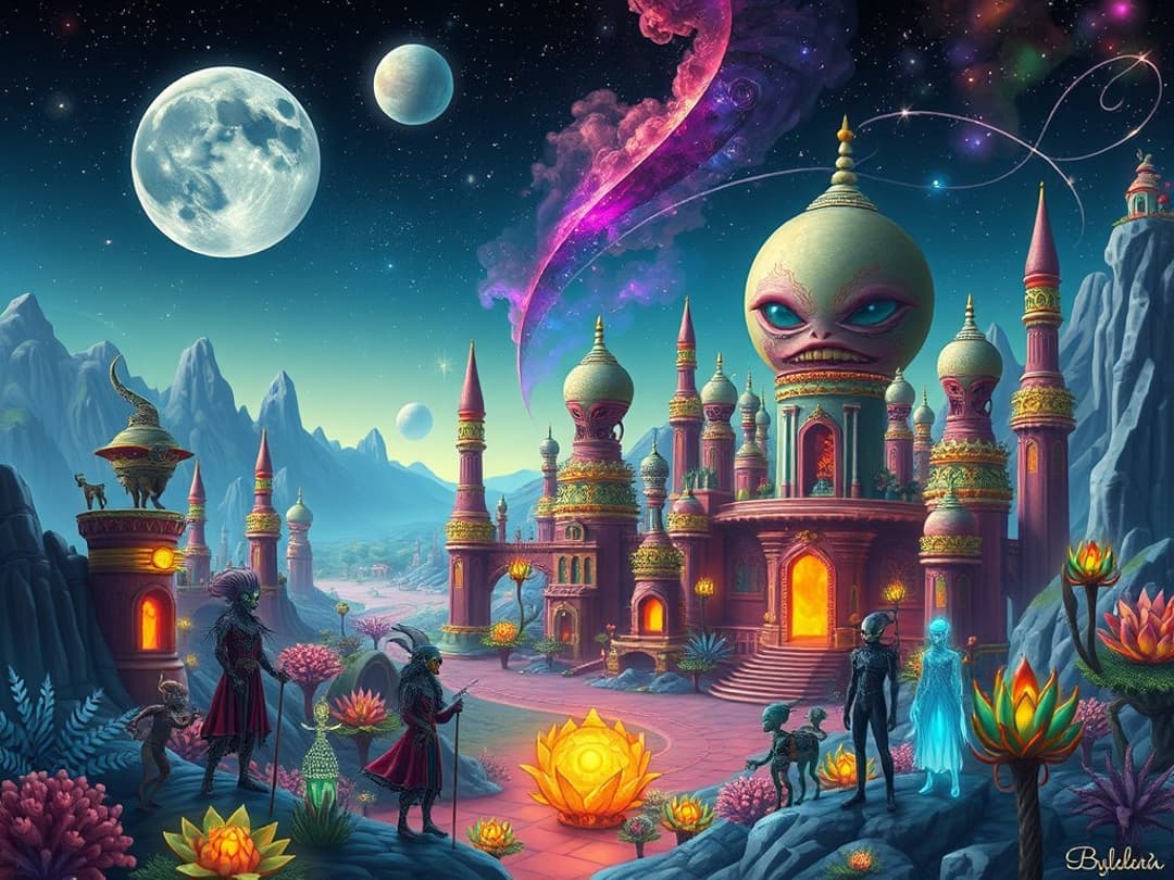 alien illustration