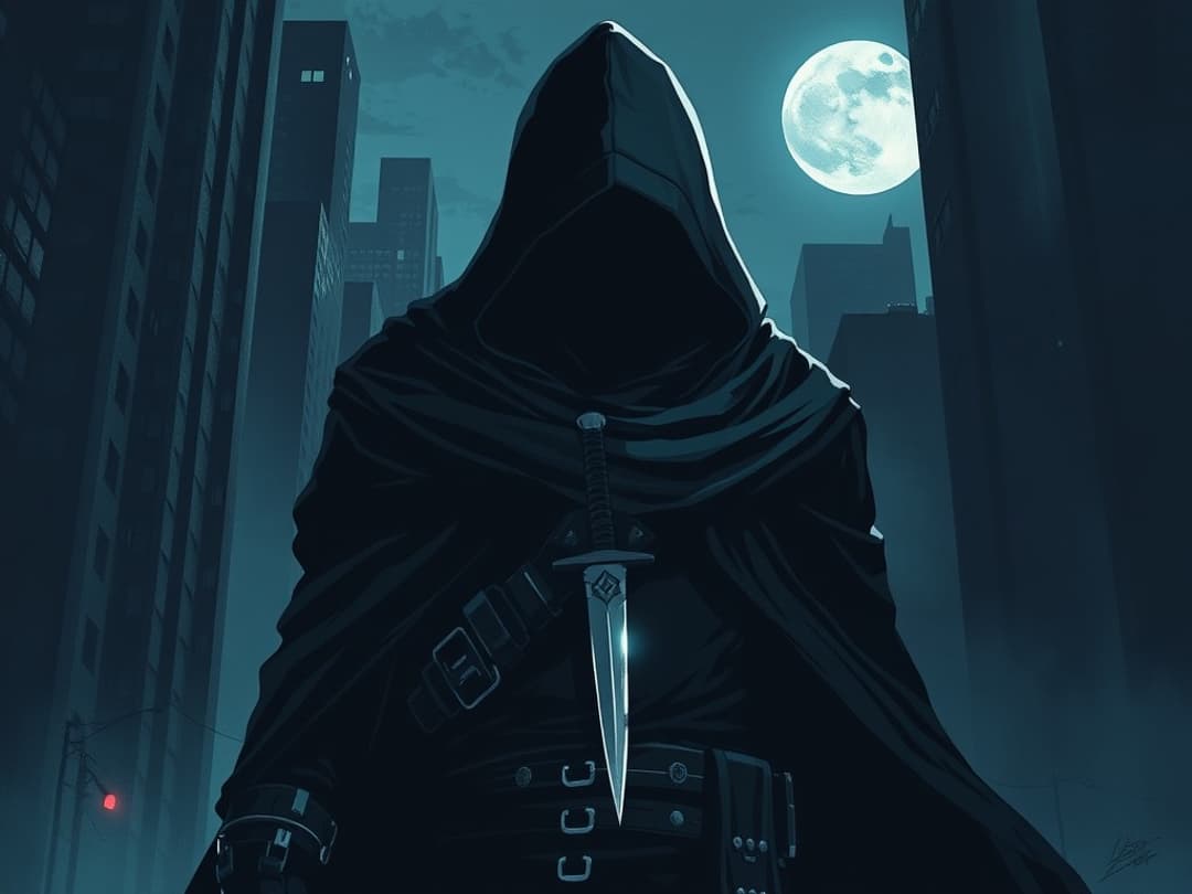 Assassin name generator illustration