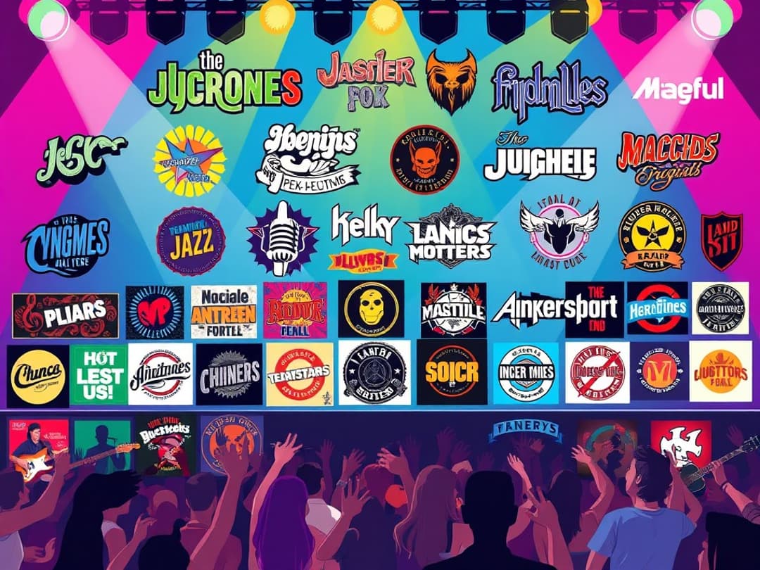Band name generator illustration