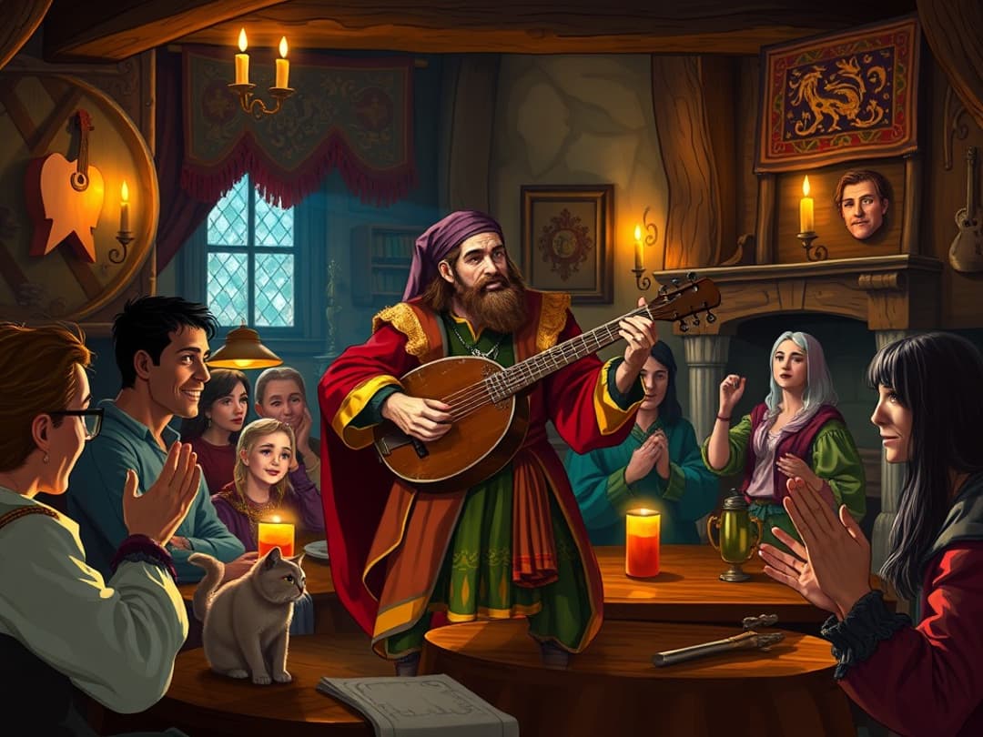 Bard name generator illustration