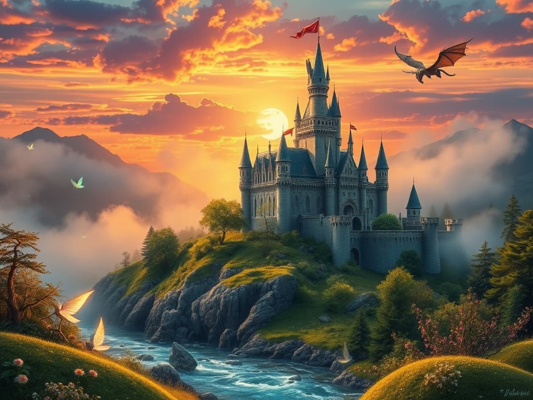 castle illustration