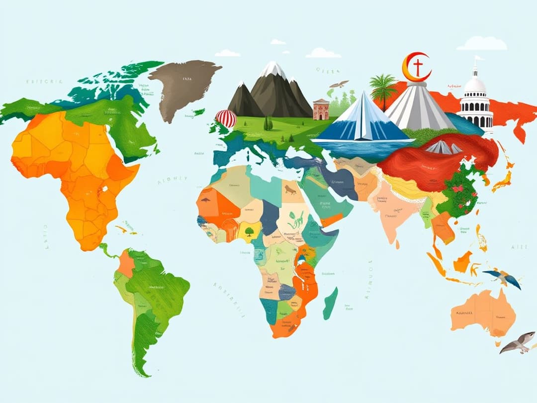 continent illustration