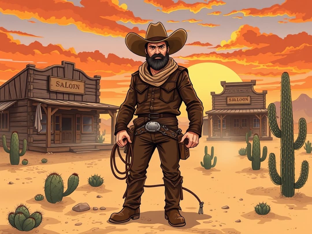 cowboy illustration