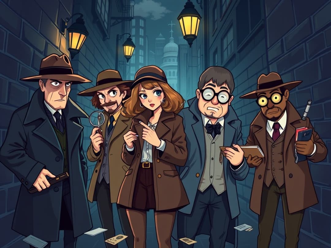 detective illustration
