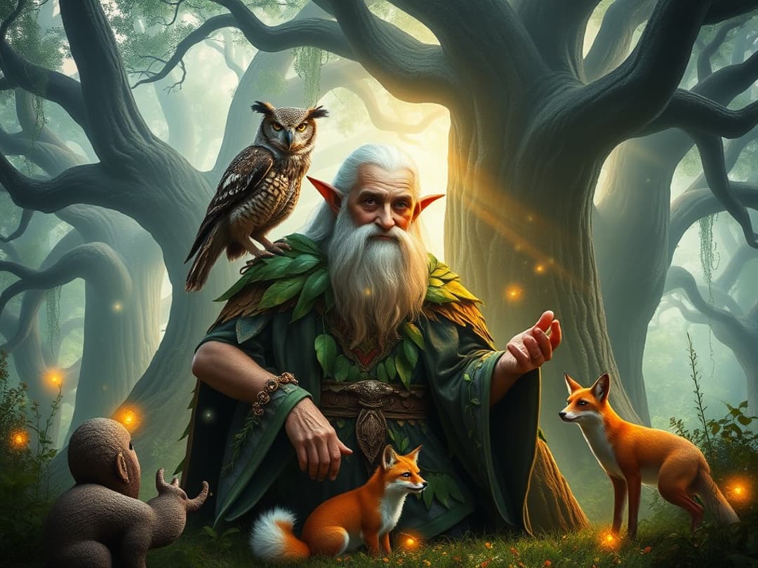 Druid name generator illustration