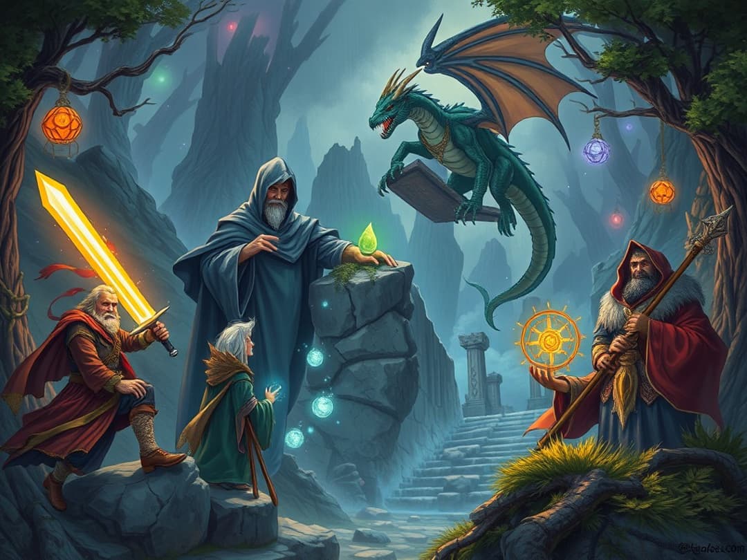 Dungeons and dragons name generator illustration