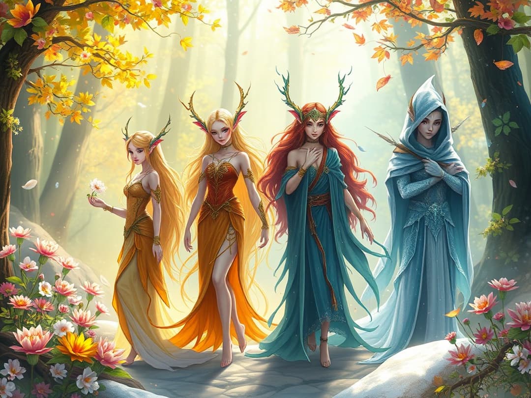 Eladrin name generator illustration