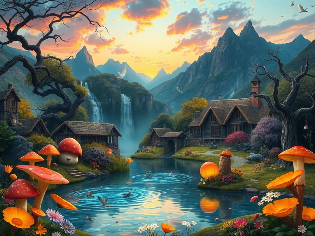 Fantasy land name generator illustration