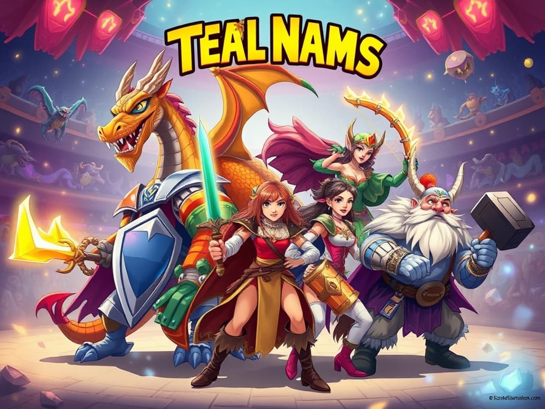 fantasy team illustration