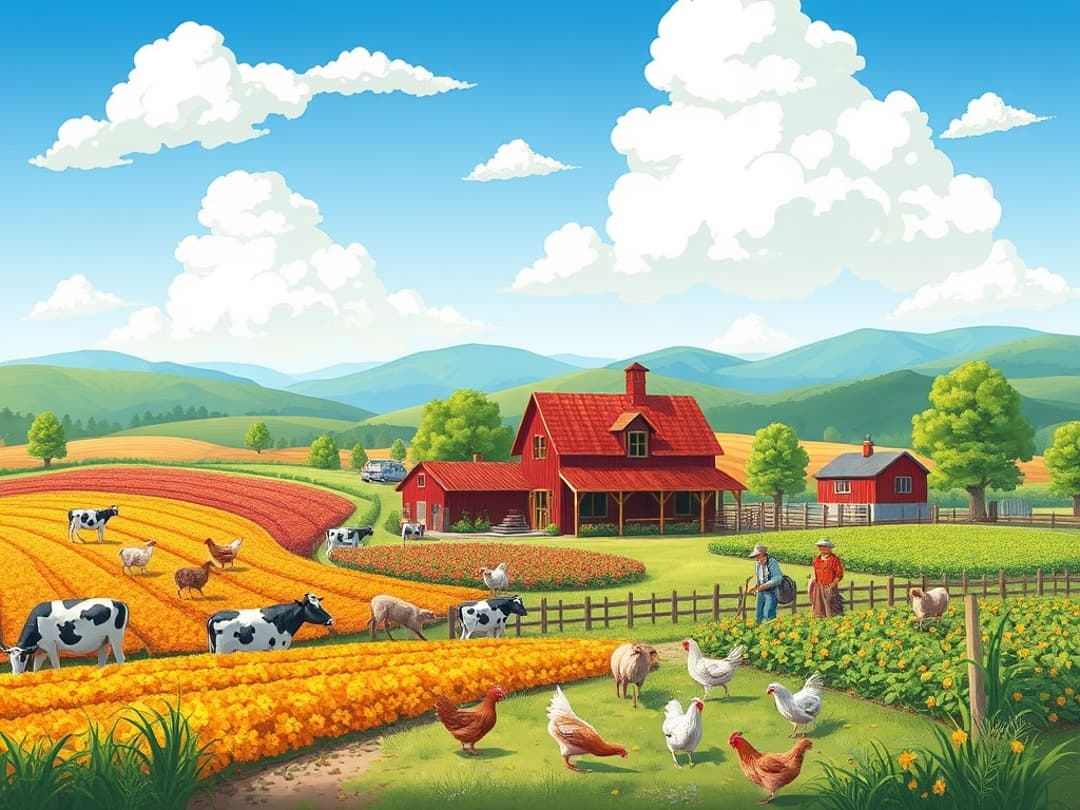 Farm name generator illustration