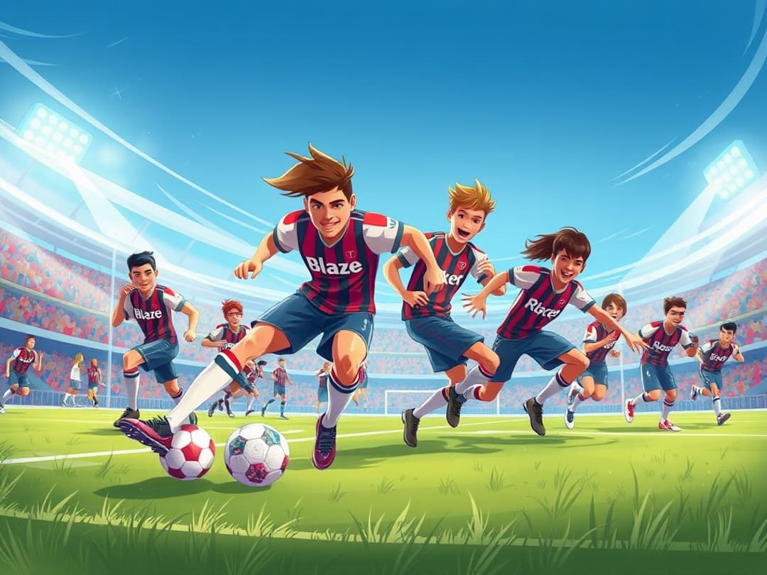 football player illustration