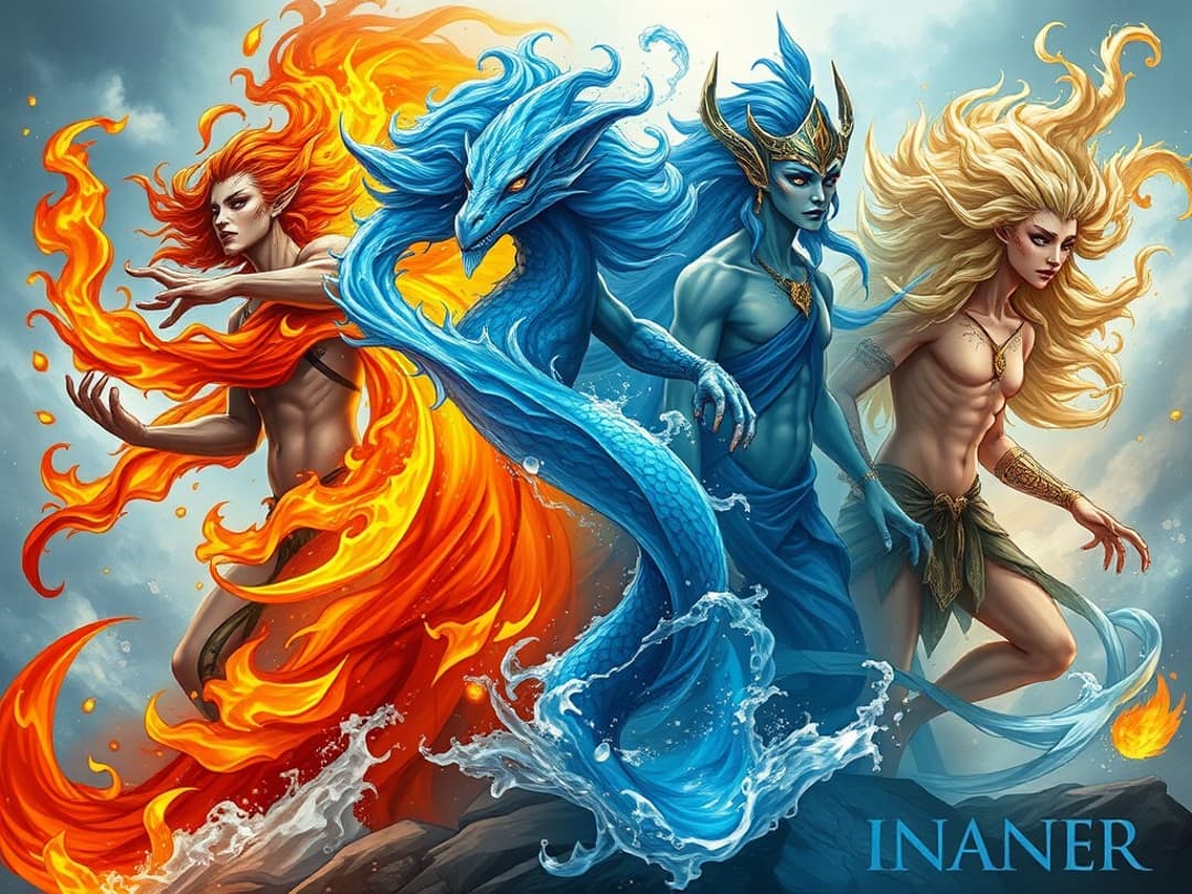 Genasi name generator illustration