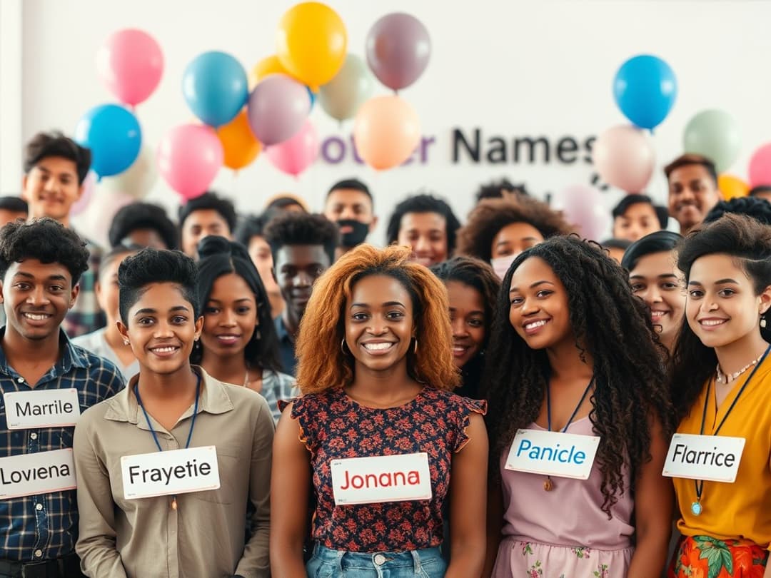 Gender neutral name generator illustration