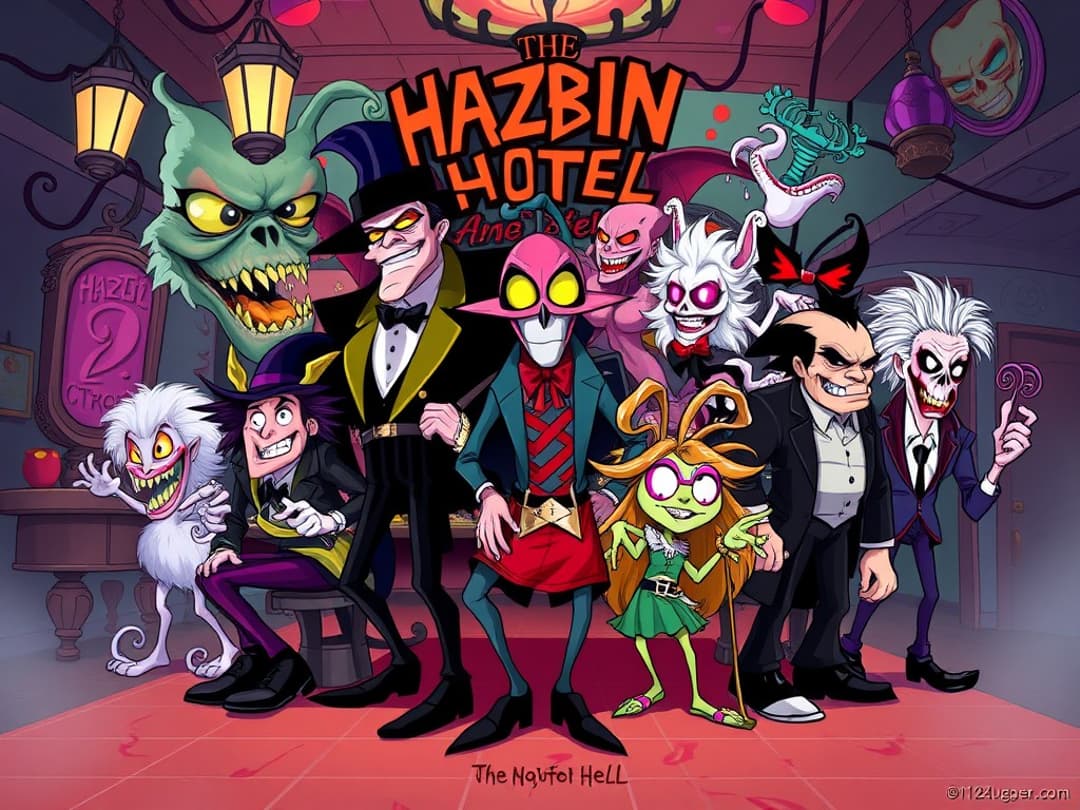 Hazbin hotel name generator illustration