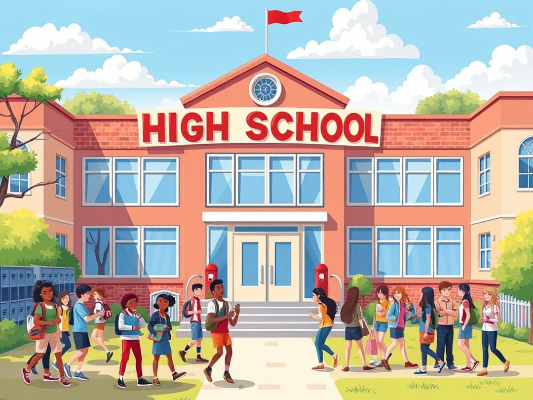 high school illustration