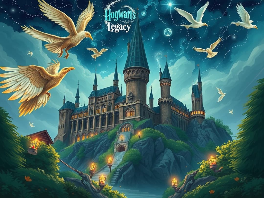 hogwarts legacy illustration