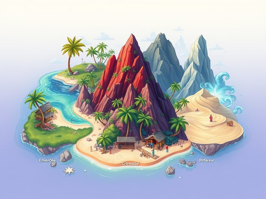 island illustration