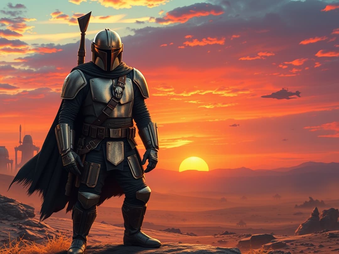 mandalorian illustration