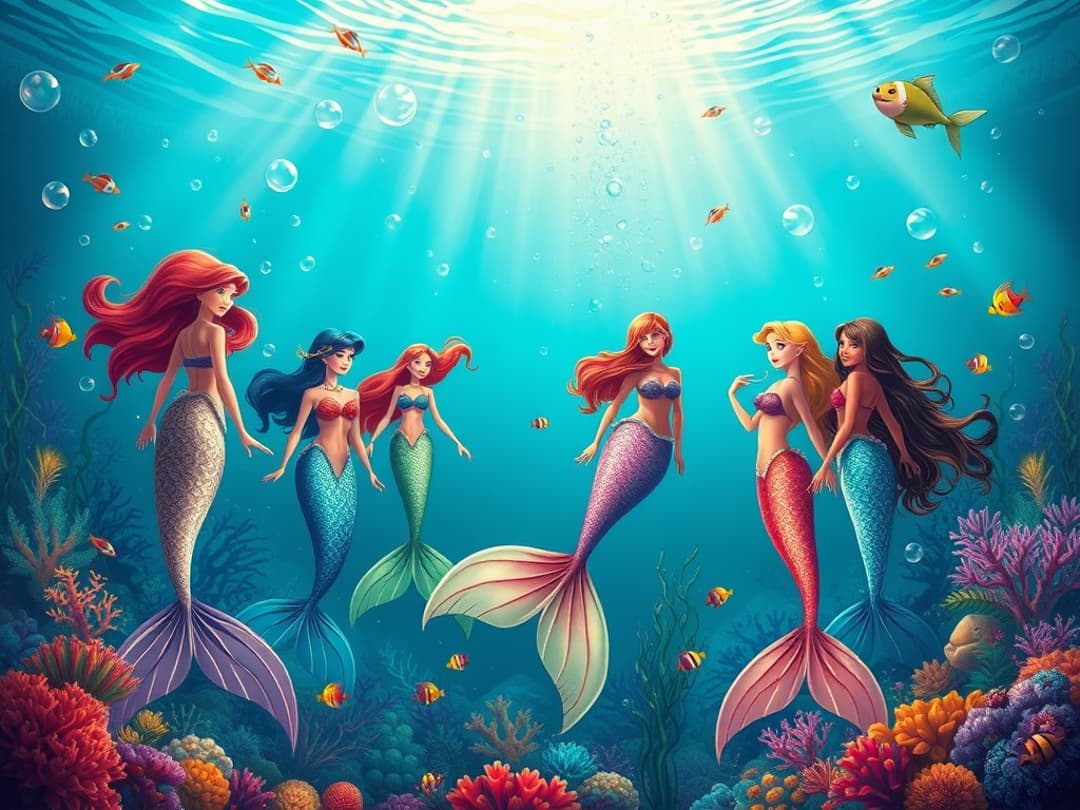 Mermaid name generator illustration