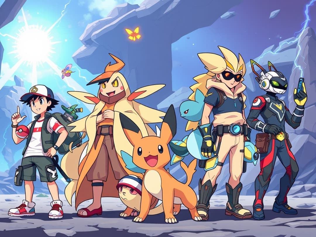 pokemon trainer illustration