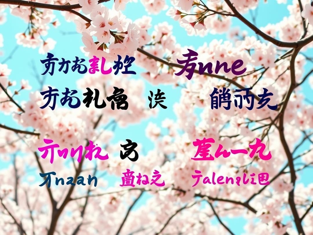 Random japanese name generator illustration