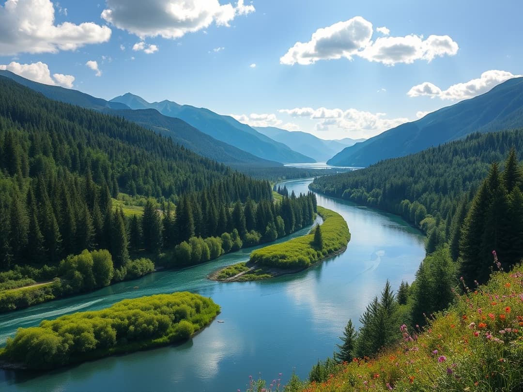 River name generator illustration