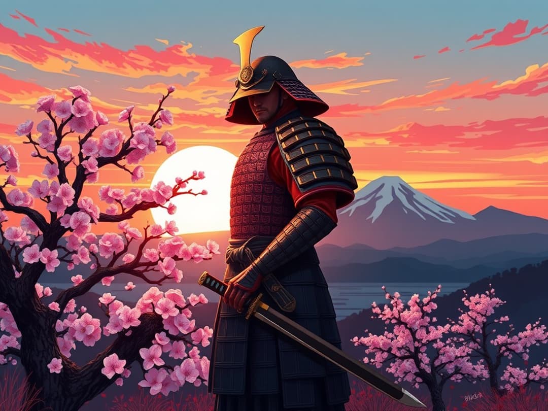 Samurai name generator illustration