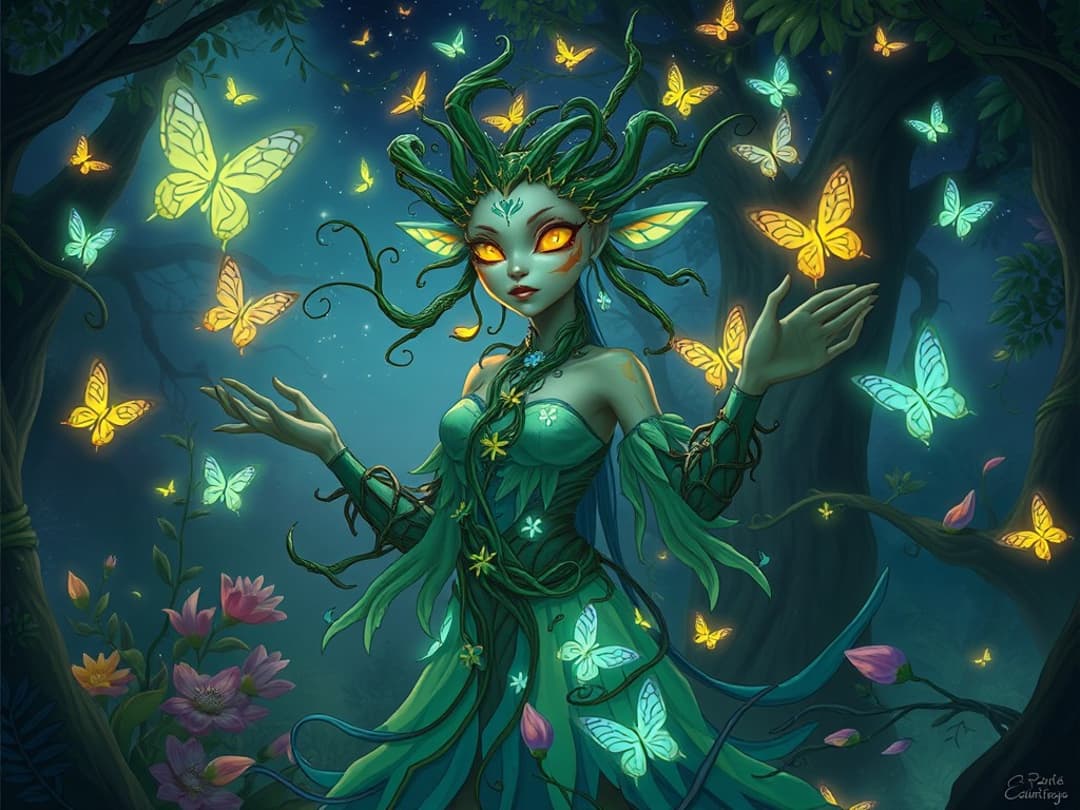 Sylvari name generator illustration