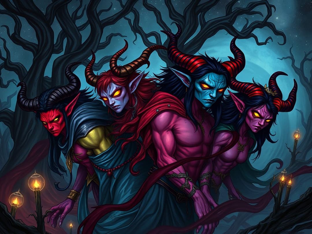 tiefling illustration