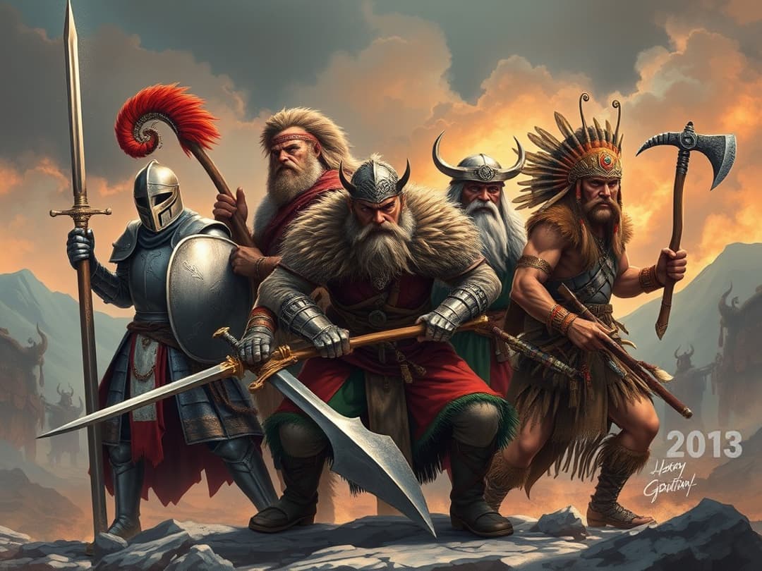 warrior illustration